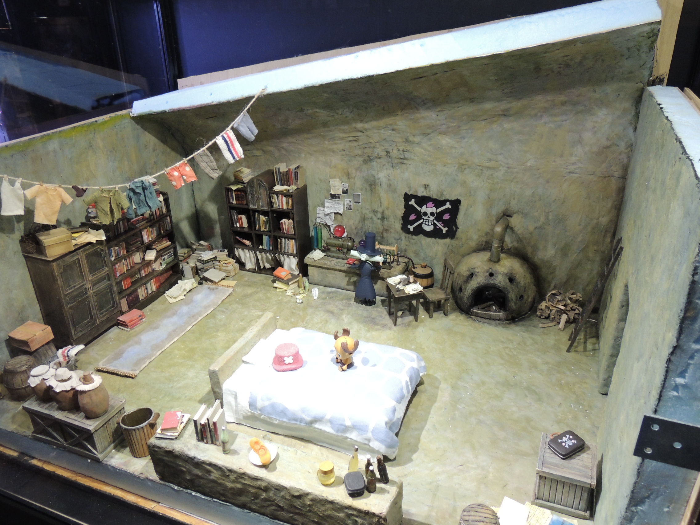 画像レポート プライズ ワンピース Cry Heart 冬島に降る桜 ジオラマ ヒルルクの部屋 ジャンフェス14 Jumpfesta ゴム速 ワンピース フィギュアグッズ新作速報